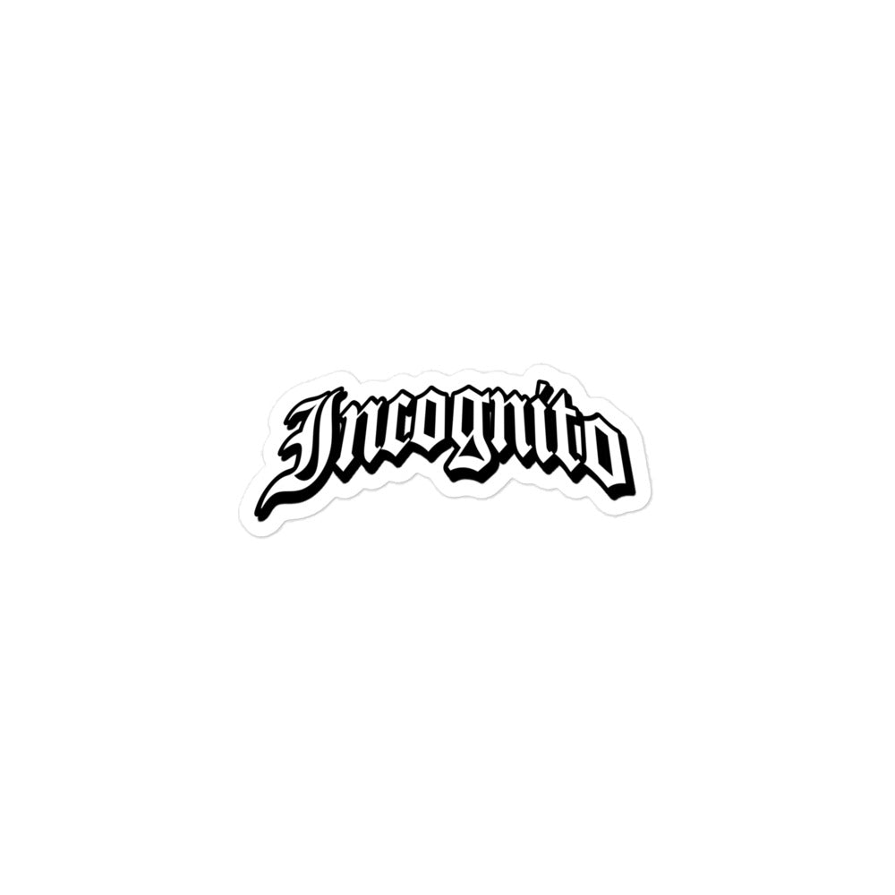 Incognito Sticker